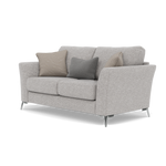 Chilton 2 Seater Sofa - 2 Seater Sofa Fabric — Chrome Feet / Barley Clay, gallery image 3