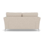 Chilton 2 Seater Sofa - 2 Seater Sofa Fabric — Chrome Feet / Barley Linen, gallery image 2