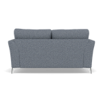 Chilton 2 Seater Sofa - 2 Seater Sofa Fabric — Chrome Feet / Barley Marine, gallery image 2