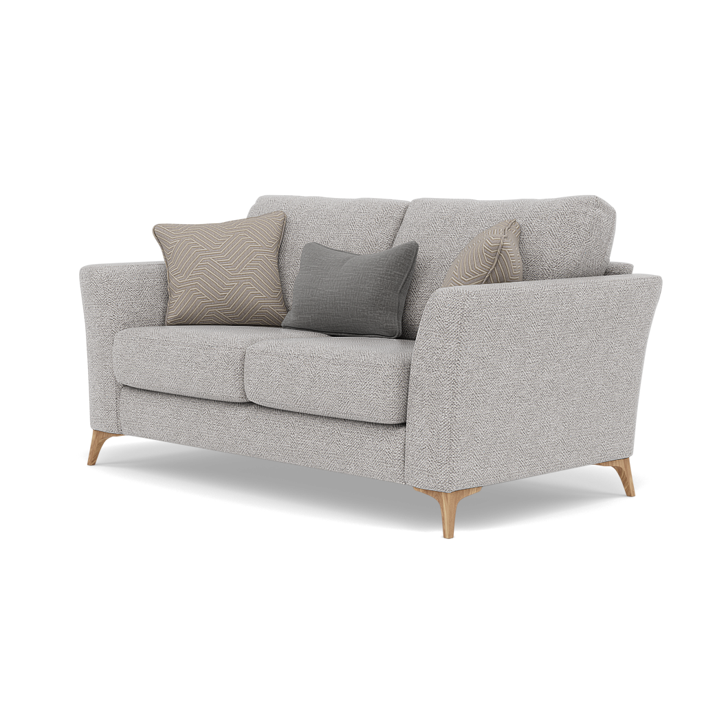 Chilton 2 Seater Sofa - 2 Seater Sofa Fabric — Light Feet / Barley Clay, gallery image 3