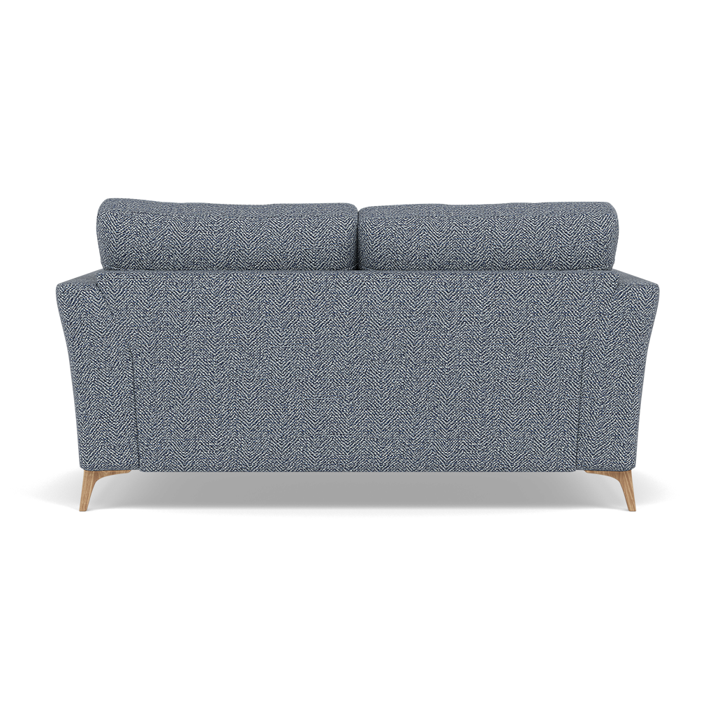 Chilton 2 Seater Sofa - 2 Seater Sofa Fabric — Light Feet / Barley Marine, gallery image 2