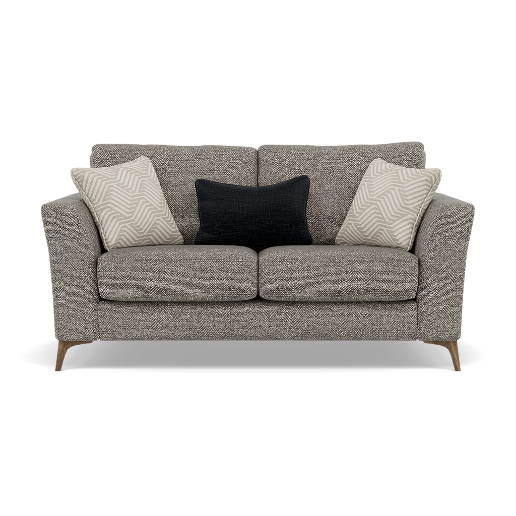 Chilton 2 Seater Sofa - 2 Seater Sofa Fabric 2 Seater Sofas Sterling Home 10 Smoke Feet Barley Charcoal