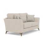 Chilton 2 Seater Sofa - 2 Seater Sofa Fabric — Smoke Feet / Barley Linen, gallery image 1