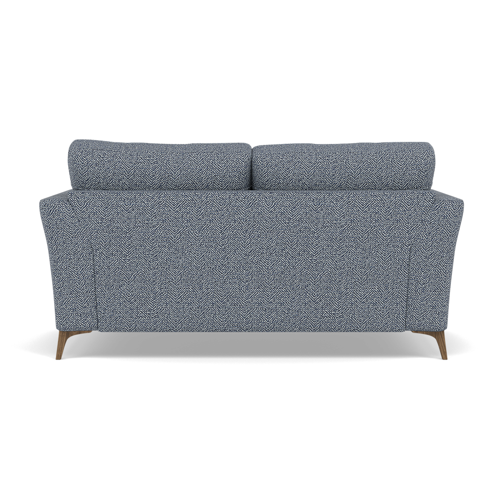 Chilton 2 Seater Sofa - 2 Seater Sofa Fabric — Smoke Feet / Barley Marine, gallery image 2