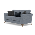 Chilton 2 Seater Sofa - 2 Seater Sofa Fabric — Smoke Feet / Barley Marine, gallery image 3