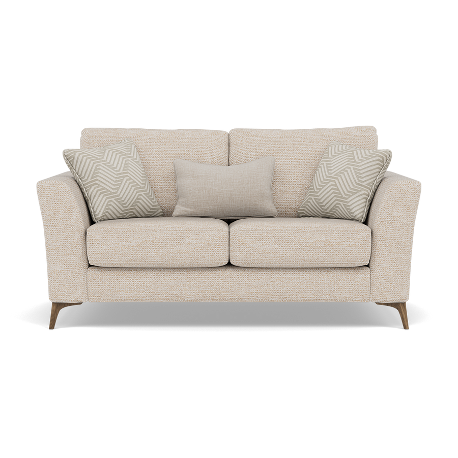 Chilton 2 Seater Sofa - 2 Seater Sofa Fabric 2 Seater Sofas Sterling Home 1 Chrome Feet Barley Linen