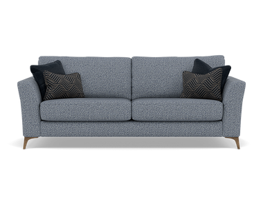 Chilton 3 Seater Sofa - 3 Seater Sofa Fabric 3 Seater Sofas Sterling Home 4 Chrome Feet Barley Marine