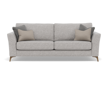 Chilton 3 Seater Sofa - 3 Seater Sofa Fabric 3 Seater Sofas Sterling Home 3 Chrome Feet Barley Clay