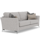 Chilton 3 Seater Sofa - 3 Seater Sofa Fabric — Chrome Feet / Barley Clay, gallery image 1