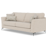 Chilton 3 Seater Sofa - 3 Seater Sofa Fabric — Chrome Feet / Barley Linen, gallery image 3