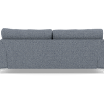 Chilton 3 Seater Sofa - 3 Seater Sofa Fabric — Chrome Feet / Barley Marine, gallery image 2