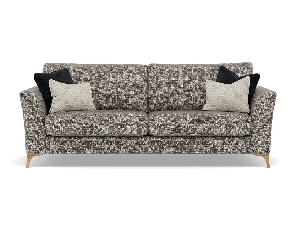 Chilton 3 Seater Sofa - 3 Seater Sofa Fabric 3 Seater Sofas Sterling Home 6 Light Feet Barley Charcoal