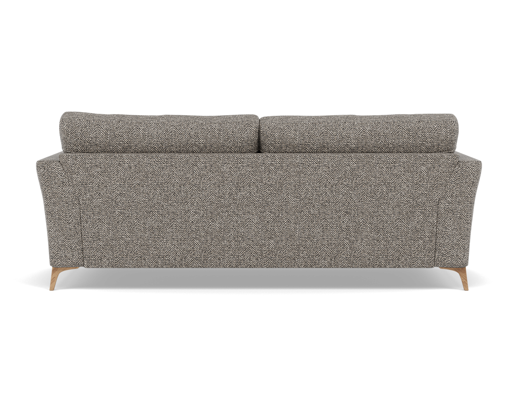 Chilton 3 Seater Sofa - 3 Seater Sofa Fabric — Light Feet / Barley Charcoal, gallery image 2