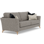 Chilton 3 Seater Sofa - 3 Seater Sofa Fabric — Light Feet / Barley Charcoal, gallery image 1