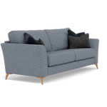 Chilton 3 Seater Sofa - 3 Seater Sofa Fabric — Light Feet / Barley Marine, gallery image 1