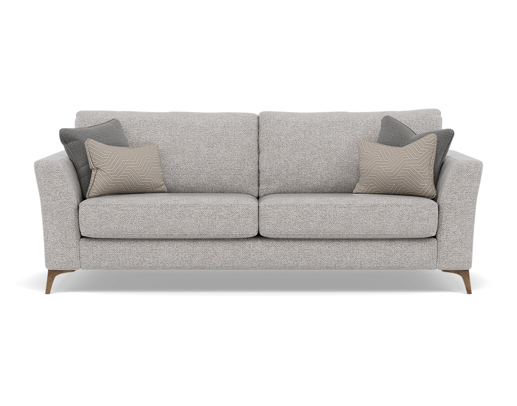 Chilton 3 Seater Sofa - 3 Seater Sofa Fabric 3 Seater Sofas Sterling Home 11 Smoke Feet Barley Clay