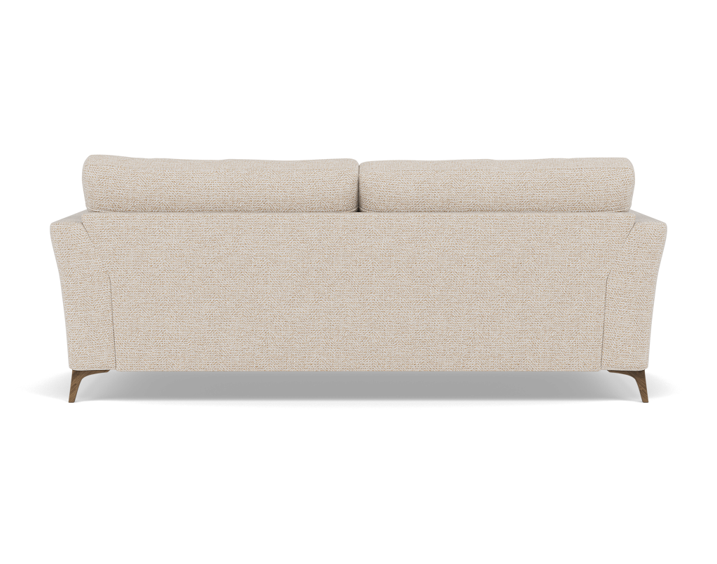 Chilton 3 Seater Sofa - 3 Seater Sofa Fabric — Smoke Feet / Barley Linen, gallery image 2