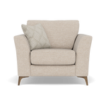 Chilton Armchair - Chair Fabric Armchairs Sterling Home 1 Chrome Feet Barley Linen