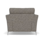 Chilton Armchair - Chair Fabric — Chrome Feet / Barley Charcoal, gallery image 2