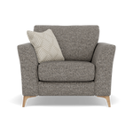 Chilton Armchair - Chair Fabric Armchairs Sterling Home 6 Light Feet Barley Charcoal