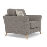 Chilton Armchair - Chair Fabric — Light Feet / Barley Charcoal, gallery image 1