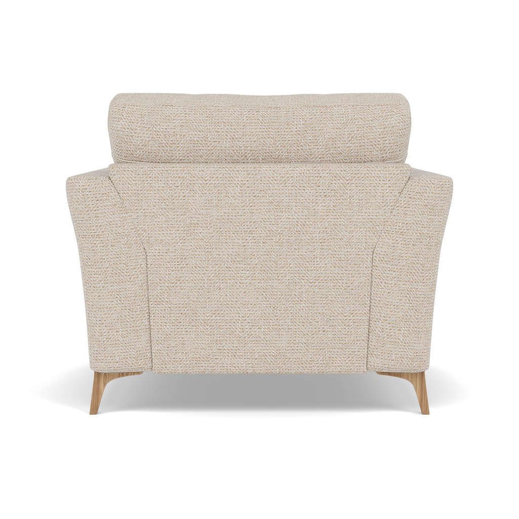 Chilton Armchair - Chair Fabric — Light Feet / Barley Linen, gallery image 2