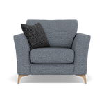 Chilton Armchair - Chair Fabric Armchairs Sterling Home 9 Light Feet Barley Marine