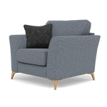 Chilton Armchair - Chair Fabric — Light Feet / Barley Marine, gallery image 3
