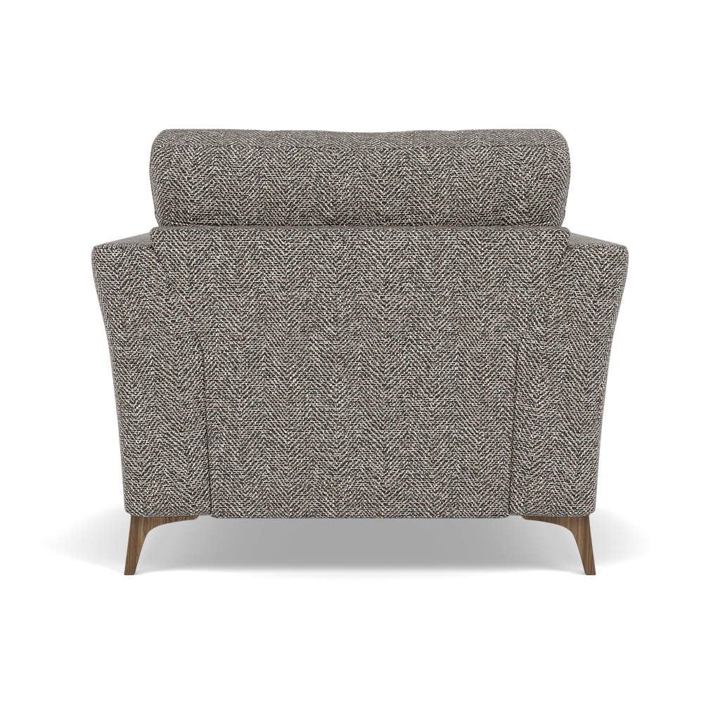 Chilton Armchair - Chair Fabric — Smoke Feet / Barley Charcoal, gallery image 2