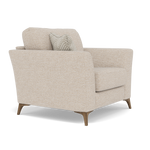 Chilton Armchair - Chair Fabric — Smoke Feet / Barley Linen, gallery image 1