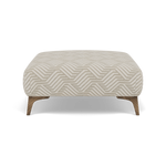 Chilton Footstool - Designer Stool Accent Fabric Footstools Sterling Home 1 Capri Oyster