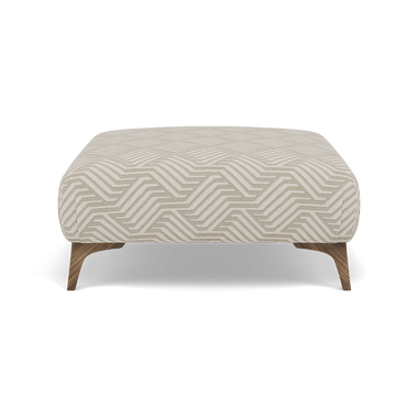 Chilton Footstool - Designer Stool Accent Fabric Footstools Sterling Home 1 Capri Oyster
