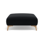 Chilton Footstool - Designer Stool Fabric Footstools Sterling Home 3 Light Feet Kobe Charcoal