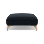 Chilton Footstool - Designer Stool Fabric Footstools Sterling Home 4 Light Feet Kobe Ink