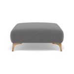 Chilton Footstool - Designer Stool Fabric Footstools Sterling Home 5 Light Feet Kobe Lead