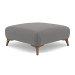 Chilton Footstool - Designer Stool Fabric — Smoke Feet / Kobe Lead, gallery image 3
