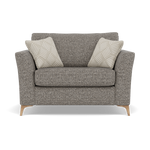 Chilton Loveseat - Cuddler Sofa Fabric Loveseats Sterling Home 7 Light Feet Barley Charcoal