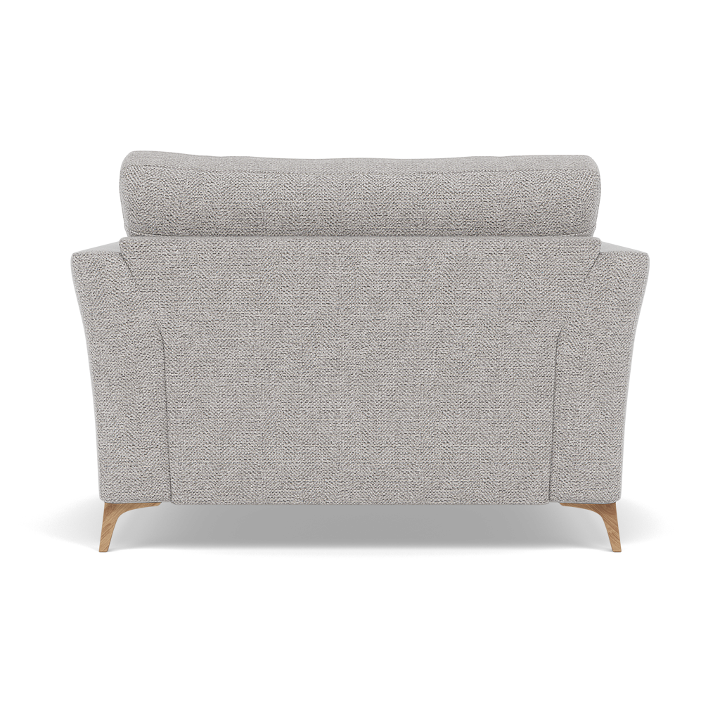 Chilton Loveseat - Cuddler Sofa Fabric — Light Feet / Barley Clay, gallery image 2
