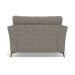 Chilton Loveseat - Cuddler Sofa Fabric — Smoke Feet / Barley Charcoal, gallery image 2