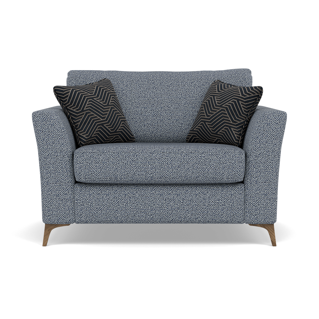 Chilton Loveseat - Cuddler Sofa Fabric Loveseats Sterling Home 13