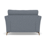 Chilton Loveseat - Cuddler Sofa Fabric — Smoke Feet / Barley Marine, gallery image 2