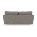 Chilton Small 3 Seater Sofa - 2.5 Seater Sofa Fabric — Chrome Feet / Barley Charcoal, gallery image 2