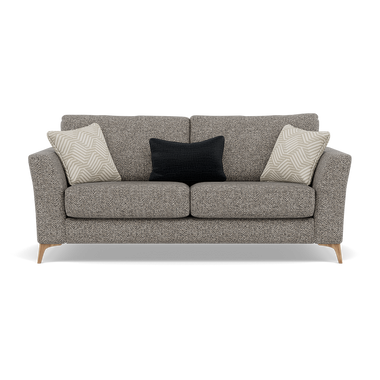 Chilton Small 3 Seater Sofa - 2.5 Seater Sofa Fabric 3 Seater Sofas Sterling Home 7 Light Feet Barley Charcoal