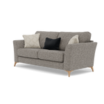 Chilton Small 3 Seater Sofa - 2.5 Seater Sofa Fabric — Light Feet / Barley Charcoal, gallery image 3