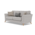 Chilton Small 3 Seater Sofa - 2.5 Seater Sofa Fabric — Light Feet / Barley Clay, gallery image 3