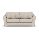 Chilton Small 3 Seater Sofa - 2.5 Seater Sofa Fabric 3 Seater Sofas Sterling Home 6 Light Feet Barley Linen