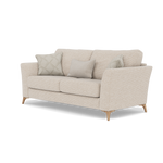 Chilton Small 3 Seater Sofa - 2.5 Seater Sofa Fabric — Light Feet / Barley Linen, gallery image 3