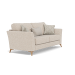 Chilton Small 3 Seater Sofa - 2.5 Seater Sofa Fabric — Light Feet / Barley Linen, gallery image 1