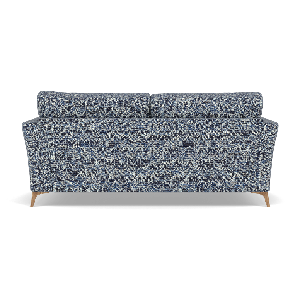 Chilton Small 3 Seater Sofa - 2.5 Seater Sofa Fabric — Light Feet / Barley Marine, gallery image 2