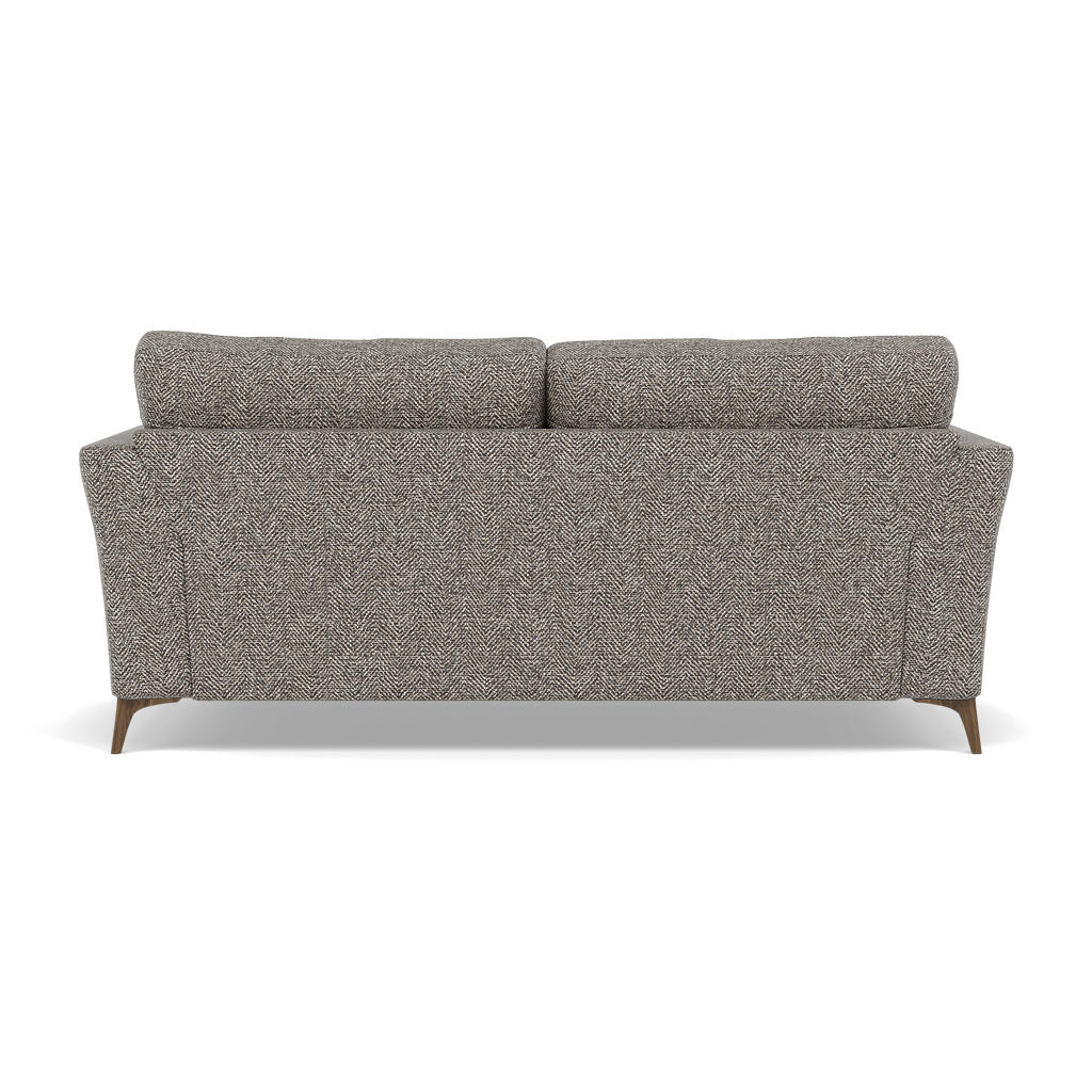 Chilton Small 3 Seater Sofa - 2.5 Seater Sofa Fabric — Smoke Feet / Barley Charcoal, gallery image 2